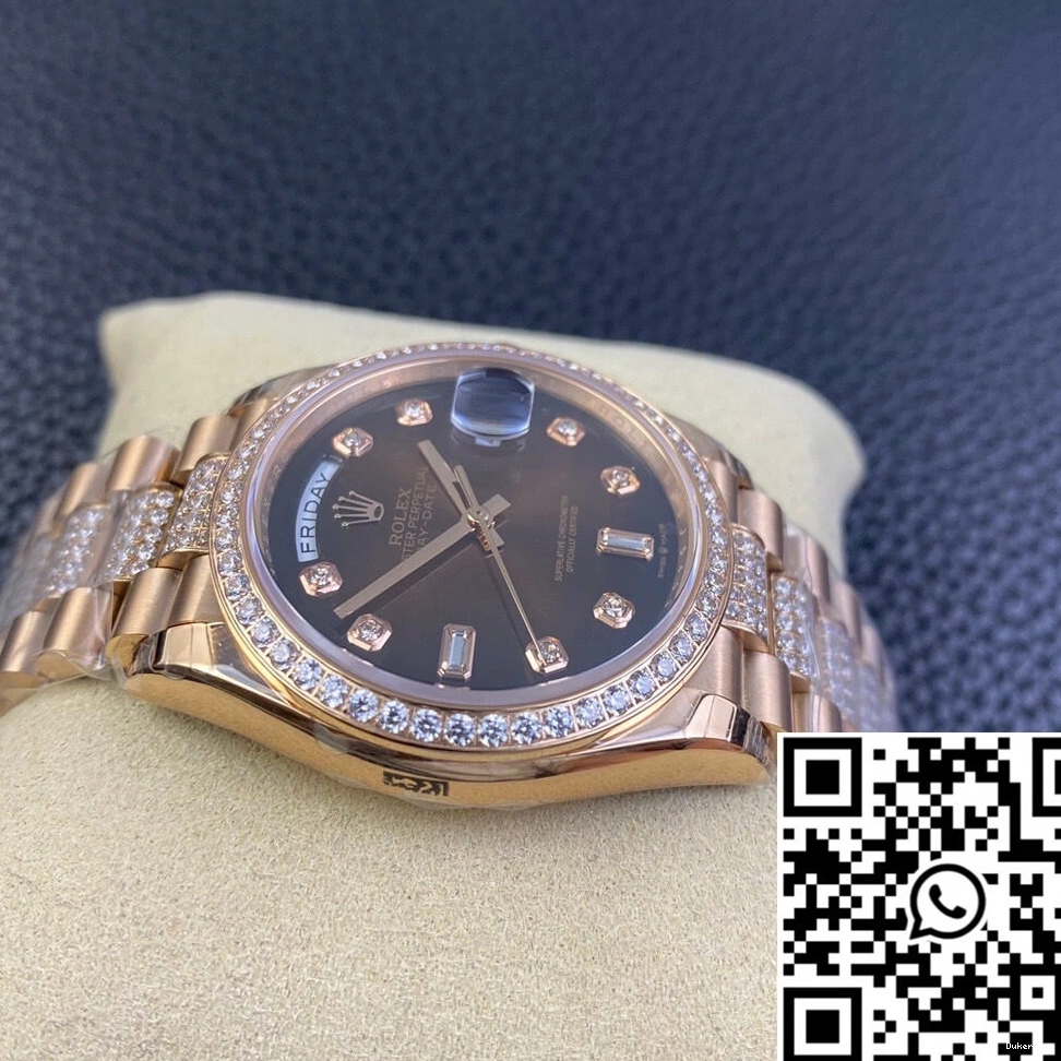 996 M128345rbr-0041 Day Rolex Factory Date Strap EW Comfortable Diamond 0812